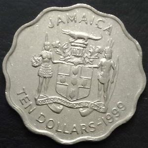 Jamaica 10 Dollar 1999 2005