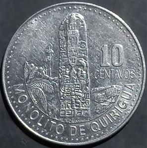 Guatemala 10 Centavos 2009 2022