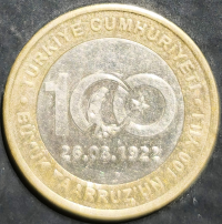 Turkey 1 Lira 2022 Great Offensive