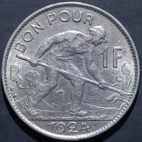 Luxembourg 1 Franc 1924