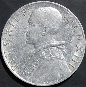 Vatican 10 Lire 1951 1958